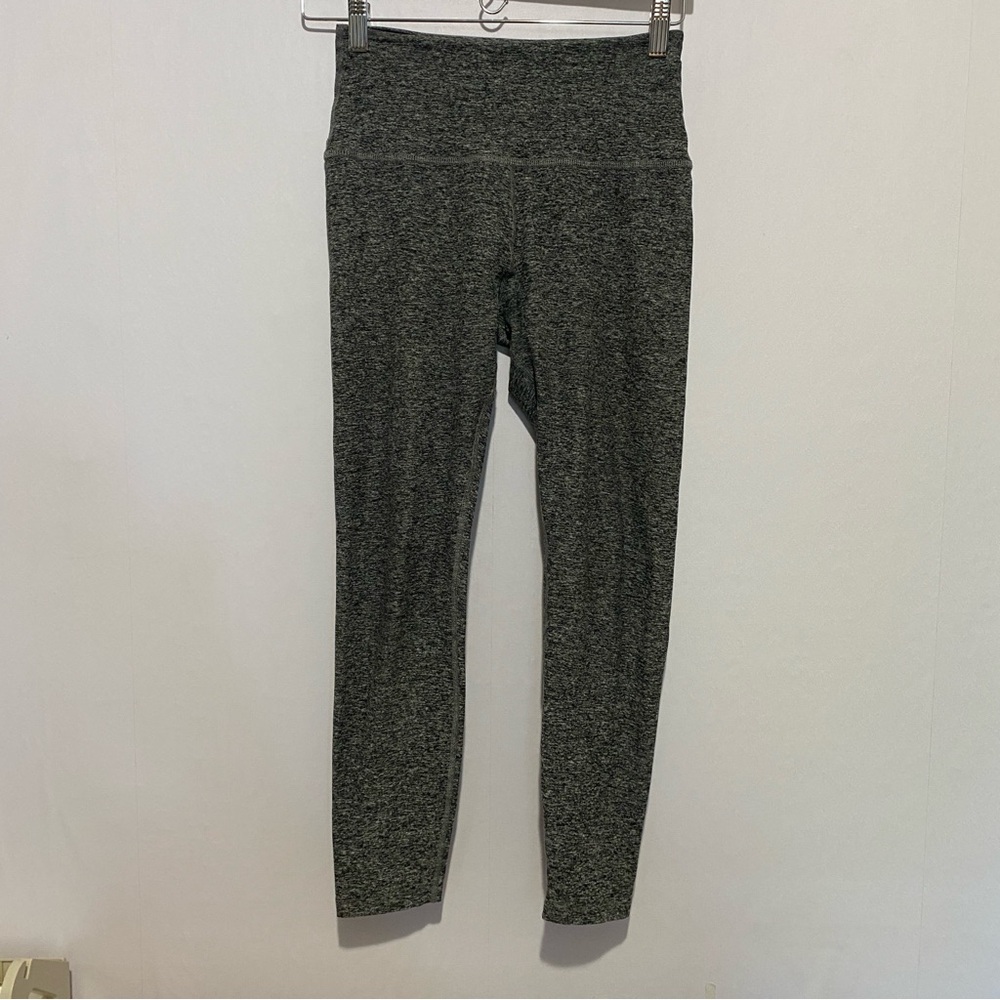 Beyond Yoga High Waist Leggings Small S Gray Heather Full Length Made in USA‎